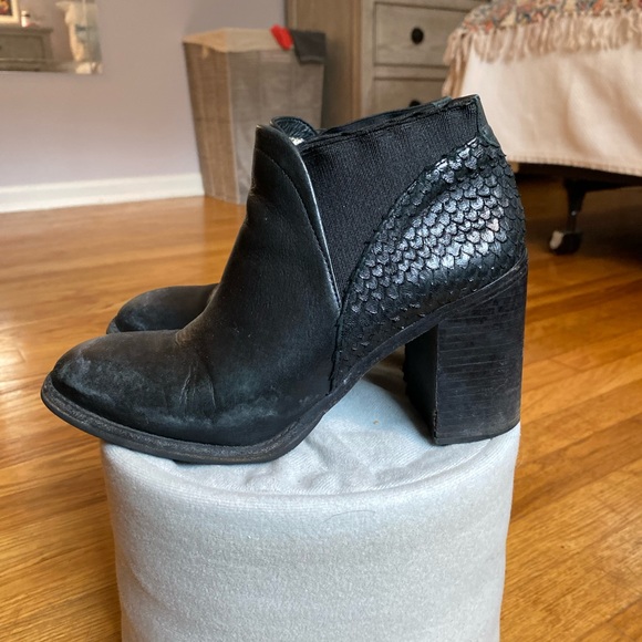 Black Johnson and Murphy booties - Picture 3 of 4